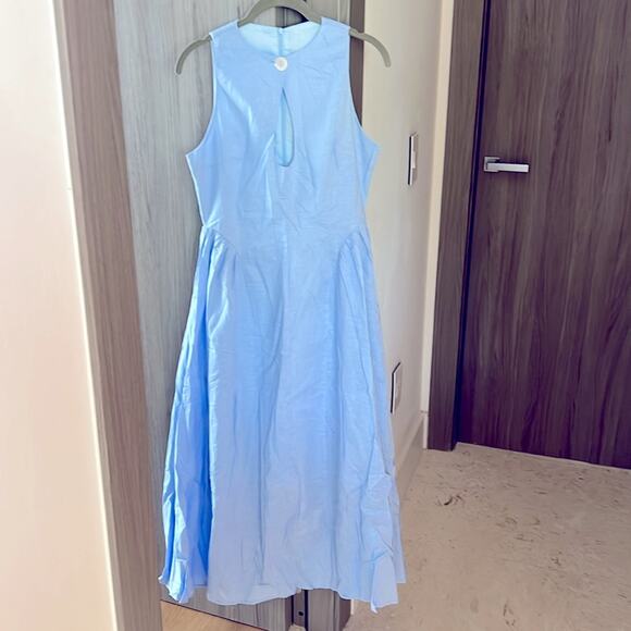 Commense Light Blue Midi Dress - Picture 2 of 8
